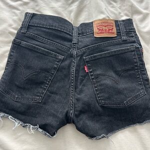 Levi’s Black Jean Shorts